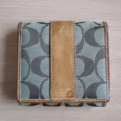 COACH 二つ折り財布 モノグラムデザイン