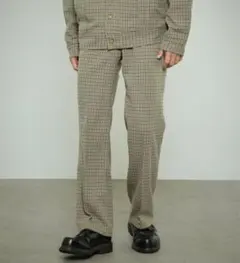 00s Lee LEESURES 千鳥格子柄 総柄パンツ M y2k - メルカリ