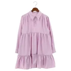 膝丈 ワンピース 春服