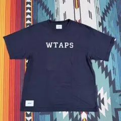 02 M ネイビー wtaps WTAPSロゴ - メルカリ