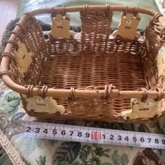 クマのデザインバスケット