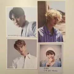 ジョンハン ジュン スングァン バーノンSEVENTEEN 特典カード4枚セット