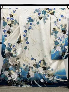 振袖 スパンコール 刺繍 やまと扱い 身丈171cm 撥水加工済 MO3819 