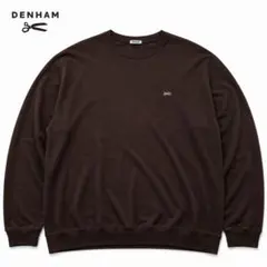 極美品✨ DENHAM デンハム スウェット トレーナー 茶 M ハサミロゴのサムネイル
