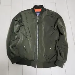 ZARA MAN MA-1 フライトジャケット オリーブグリーン