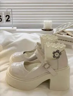 shein パンプス 厚底