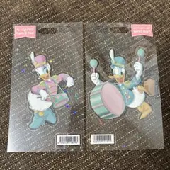 ディズニーストア 貼って剥がせるステッカー ドナルド ＆デイジー