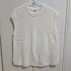 レディースニットベストL　ユニクロ