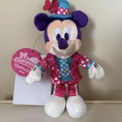 ディズニー　パルパルーザ　ファンダーランド　ミニー　ミッキー　ぬいぐるみバッジ