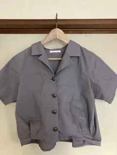 半袖シャツ グレー