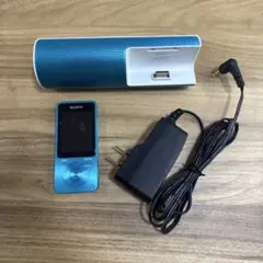 SONYウォークマン NW-S315K 16GB ブルー スピーカーセット - メルカリ