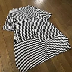 HALF-NOTEボーダーチュニックカットソーTシャツCRESCENTお好きな方
