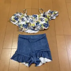 【OCEAN ＆GROUND】セパレート水着 120cm