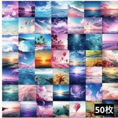 899　ステッカー　お裾分け　フレークシール　海外　防水　韓国　景色　風景