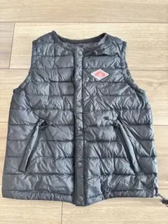DANTON 黒 キッズダウンベスト size M