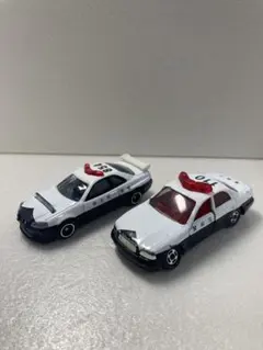 トミカ ニッサン スカイラインGT・R トヨタ クラウンマジェスタ パトカー