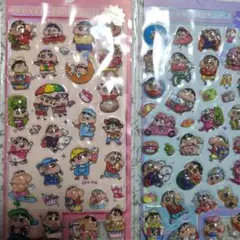 ウォーターシール　クレヨン しんちゃん2枚