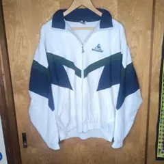 90s le coq sportif ジャケット Mサイズ ホワイト/ネイビーのサムネイル