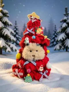 はむにぎり ぬいかつ 着せ替え クリスマス ツリー ぬい服