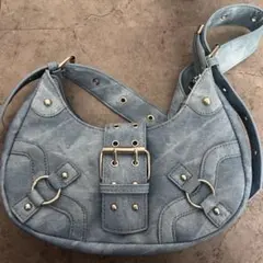 ベルトバッグ　ブルー