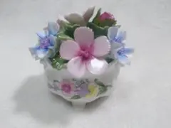 エインズレイAYNSLEY 陶花 陶器 花の置物 4点セット - メルカリ