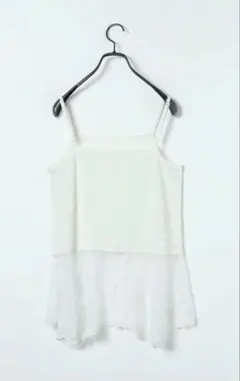 【新品未使用】JEANASISレースキャミソール