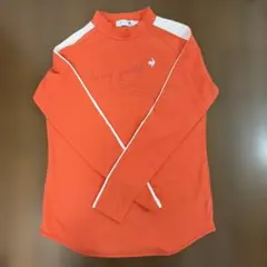 le coq sportif オレンジ ハイネック Lサイズ シャツ
