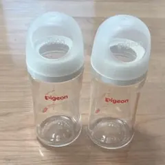 pigeon 母乳実感 ガラス哺乳瓶 240ml 2本セット
