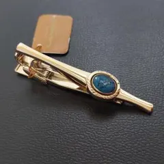 【綺麗】Lancel　ランセル　ネクタイピン　ゴールド×ブルーのサムネイル