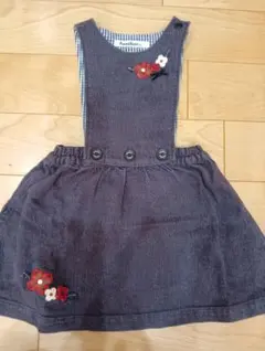 半額！familiar ジャンバースカート 100cm