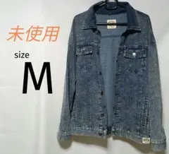 【未使用】デニムジャケット オーバーサイズ レディース M【匿名発送】