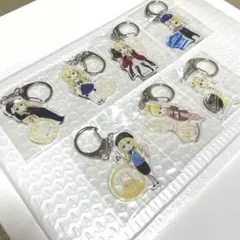新品未開封】温泉むすめ 上諏訪 アクリルキーホルダー3点＆缶バッジ5点 