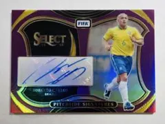 ロベルト カルロス 直筆サインカード auto レアル マドリード panini