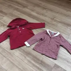 familiar & PETIT BATEAU 長袖カットソー 2枚セット
