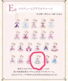 プリキュア1番くじ E賞コスチュームアクリルチャーム  キュアサマー