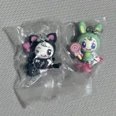 メゾピアノ　フィギュアキーホルダー　グリーン ベリエちゃん　デビリーちゃん