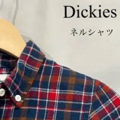 Dickies ディッキーズ 長袖 ネルシャツ チェックシャツ Sサイズ 美品のサムネイル