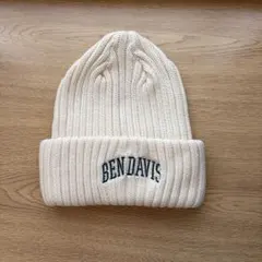 BEN DAVIS ニット帽 アイボリー