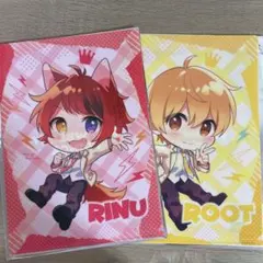 すとぷり　莉犬くん、るぅとくん　クリアファイル