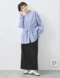 SM2 アソート抑揚プリーツスカート　黒