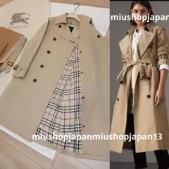 本物上質●40サイズ　BURBERRY　バーバリー　トレンチコート　ロンドン