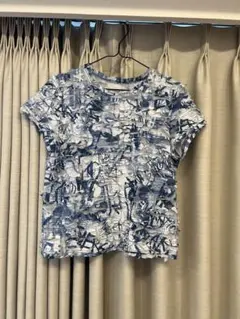 y2k 抽象パターン 半袖Tシャツ