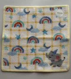 【完売品】フェイラー ハンカチ トゥインクルトゥインクル ゾウ レインボー