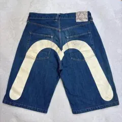 EVISU エヴィス デニム ハーフパンツ ビッグカモメ 2001 30 - メルカリ