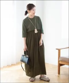 IENA ドッキング Iラインワンピース★美品‼︎