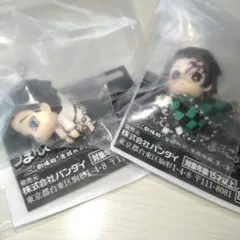 鬼滅の刃 つまんでつなげてますこっと ボールチェーン　竈門炭治郎　狛治2点セット