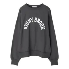 ロゴ スウェット チャコールグレー Fサイズ