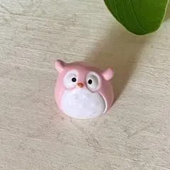 龍穴エネルギー/神々宿る『ちび梟神様』桃