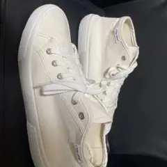 Blu + Star ホワイト ハイカットスニーカー 39