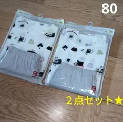 新品　UNIQLO　パンどろぼうパジャマ２点　西松屋　トップス＆ブルマ　おまとめ